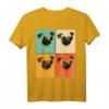 Retro Mops Mit Sonnenbrille Lustiges Hundeliebhaber Geschenk T-Shirt  Perfekt für Mops Mama, Papa & Hundeliebhaber