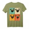 Retro Mops Mit Sonnenbrille Lustiges Hundeliebhaber Geschenk T-Shirt  Perfekt für Mops Mama, Papa & Hundeliebhaber