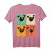 Retro Mops Mit Sonnenbrille Lustiges Hundeliebhaber Geschenk T-Shirt  Perfekt für Mops Mama, Papa & Hundeliebhaber