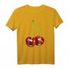 Kirsche Rockabilly Retro Vintage T-Shirt - Lustiges buntes Design im Comic Stil für Retro und Rockabilly Fans