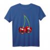 Kirsche Rockabilly Retro Vintage T-Shirt - Lustiges buntes Design im Comic Stil für Retro und Rockabilly Fans