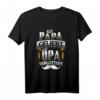 Als Papa geliebt als Opa vergöttert - Großvater T-Shirt als emotionales Geschenk zum Geburtstag oder Weihnachten für stolze Opas