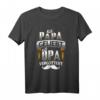 Als Papa geliebt als Opa vergöttert - Großvater T-Shirt als emotionales Geschenk zum Geburtstag oder Weihnachten für stolze Opas