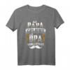 Als Papa geliebt als Opa vergöttert - Großvater T-Shirt als emotionales Geschenk zum Geburtstag oder Weihnachten für stolze Opas