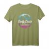 Santa Cruz California Vintage Retro T-Shirt - Surfer & Paddler Geschenk im 80er Stil mit Strand & Sonnenuntergang Motiv