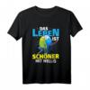 Das Leben ist schöner mit Wellis - Buntes Wellensittich T-Shirt für Vogelbesitzer, Tierliebhaber & Geschenkideen für alle Vogel-Fans