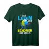 Das Leben ist schöner mit Wellis - Buntes Wellensittich T-Shirt für Vogelbesitzer, Tierliebhaber & Geschenkideen für alle Vogel-Fans