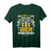 Nur Hübsch Sein Reicht Nicht Muss Auch Bier Trinken Können T-Shirt  Lustiges Party-Shirt für Junggesellenabschied, Kegeltour & Trinkpartys