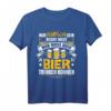 Nur Hübsch Sein Reicht Nicht Muss Auch Bier Trinken Können T-Shirt  Lustiges Party-Shirt für Junggesellenabschied, Kegeltour & Trinkpartys