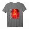 Aesthetic Modern Style Japan Streets T-Shirt mit Powerful Lights & Schriftzeichen  Perfekt für Japan-Fans & Städtereisen