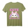 Cute But Psycho Regenbogen Hase T-Shirt  Lustiges Spruchshirt für Frauen, Männer & Kinder, Perfekt als Geschenk & Valentinstag