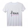 Damen T-Shirt zum HapBunny mit V-Ausschnitt  Lustiges Karma-Design für Yoga, Meditation & Buddhismus als Geschenk
