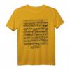 Sonata C-Dur Adagio von Johann Sebastian Bach  Violine Manuskript T-Shirt für Musiker, Musikliebhaber & Bach-Fans