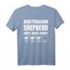 Mein Australian Shepherd hört aufs Wort - Lustiges Aussie T-Shirt für Hundeliebhaber & Gassi-Gänger