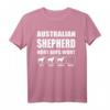 Mein Australian Shepherd hört aufs Wort - Lustiges Aussie T-Shirt für Hundeliebhaber & Gassi-Gänger