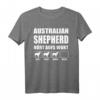Mein Australian Shepherd hört aufs Wort - Lustiges Aussie T-Shirt für Hundeliebhaber & Gassi-Gänger
