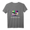 Sendeschluss Testbild T-Shirt 80er 90er Jahre Retro Vintage Partyshirt  Perfektes Geschenk für Karneval, Oktoberfest, Weihnachten & Geburtstag
