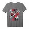 Comic Figur Schurken Kostüm T-Shirt mit Joker Spielkarten - Kreatives Geschenk für Comic- und Serienfans zu Weihnachten & Geburtstag