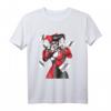 Comic Figur Schurken Kostüm T-Shirt mit Joker Spielkarten - Kreatives Geschenk für Comic- und Serienfans zu Weihnachten & Geburtstag
