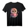 Kawaii Eule mit Herz Valentinstag T-Shirt für Mädchen, Frauen & Kinder  Süßes Eulen-Design für Paare, Eulenfans & Kostümpartys