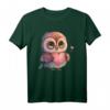 Kawaii Eule mit Herz Valentinstag T-Shirt für Mädchen, Frauen & Kinder  Süßes Eulen-Design für Paare, Eulenfans & Kostümpartys