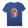 Kawaii Eule mit Herz Valentinstag T-Shirt für Mädchen, Frauen & Kinder  Süßes Eulen-Design für Paare, Eulenfans & Kostümpartys
