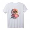 Kawaii Eule mit Herz Valentinstag T-Shirt für Mädchen, Frauen & Kinder  Süßes Eulen-Design für Paare, Eulenfans & Kostümpartys