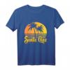 Santa Cruz California T-Shirt im Retro 80er Stil  Vintage Surf- und Paddel-Motiv, Perfekt als Geschenk für Surfer und Strandliebhaber