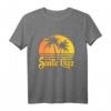 Santa Cruz California T-Shirt im Retro 80er Stil  Vintage Surf- und Paddel-Motiv, Perfekt als Geschenk für Surfer und Strandliebhaber