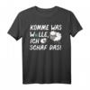 Komme Was Wolle Ich Schaf T-Shirt  Lustiges Tier-Wortspiel für Schaf-Fans, Tierliebhaber & Landwirte, Perfektes Geschenk für Geburtstag & Weihnachten