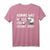 Komme Was Wolle Ich Schaf T-Shirt  Lustiges Tier-Wortspiel für Schaf-Fans, Tierliebhaber & Landwirte, Perfektes Geschenk für Geburtstag & Weihnachten