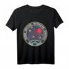 Vintage Sputnik UdSSR Sowjetunion Propaganda T-Shirt - Retro Raumfahrt Design mit Gagarin und Sowjetlogos für Geschichte- und Raumfahrtfans
