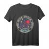 Vintage Sputnik UdSSR Sowjetunion Propaganda T-Shirt - Retro Raumfahrt Design mit Gagarin und Sowjetlogos für Geschichte- und Raumfahrtfans