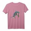Orca Motiv Wale Schwertwal Design T-Shirt mit Rückenflosse  Maritimes Tiermotiv für Meerestier-Fans