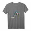 Orca Motiv Wale Schwertwal Design T-Shirt mit Rückenflosse  Maritimes Tiermotiv für Meerestier-Fans