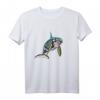 Orca Motiv Wale Schwertwal Design T-Shirt mit Rückenflosse  Maritimes Tiermotiv für Meerestier-Fans