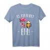 Es Eskaliert Eh Flamingo Bier T-Shirt  Lustiges Partyshirt für Bier- und Partyfans, perfekt für Fasching, Oktoberfest & Geburtstagsgeschenke