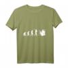 Evolution Schlagzeug T-Shirt  Perfektes Geschenk für Drummer, Musiker & Musikliebhaber zu Weihnachten, Geburtstag oder Halloween