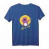 Poker Katze mit Sonnenbrille geht all-in T-Shirt  Perfektes Geschenk für Pokerfans, Katzenliebhaber und Retro-Design Liebhaber