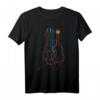 Farbige Gitarren Cooles Musiker Geschenk Fun T-Shirt  Perfekt für Gitarristen, Musikliebhaber & Geburtstage