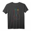 Farbige Gitarren Cooles Musiker Geschenk Fun T-Shirt  Perfekt für Gitarristen, Musikliebhaber & Geburtstage