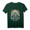 Kinder Große Schwester 2024 Regenbogen Mädchen Baby Verkündung T-Shirt  Originelles Geschenk für die Schwangerschaftsankündigung & Babyverkündung