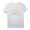 Kinder Große Schwester 2024 Regenbogen Mädchen Baby Verkündung T-Shirt  Originelles Geschenk für die Schwangerschaftsankündigung & Babyverkündung