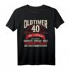 Lustiges Oldtimer 40 Jahre Geburtstag Birthday T-Shirt  Perfektes Geschenk für den HapBunny, lustiges Design für Geburtstagskinder