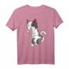 Katzen Kätzchen Katzenliebhaber Mädchen Damen T-Shirt  Süßes Geschenk zum Geburtstag, Weihnachten & Ostern für Katzenfans