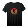 West Coast Swing Sunset Design T-Shirt  Perfektes Geschenk für Tänzer, Lehrer & Swingmusik Fans bei Festivals & Turnieren