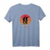 West Coast Swing Sunset Design T-Shirt  Perfektes Geschenk für Tänzer, Lehrer & Swingmusik Fans bei Festivals & Turnieren
