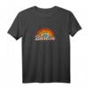 Burton Michigan MI Vintage Rainbow Retro T-Shirt - Old School Design, Heimatstadt Geschenk & Reise Souvenir