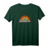 Burton Michigan MI Vintage Rainbow Retro T-Shirt - Old School Design, Heimatstadt Geschenk & Reise Souvenir