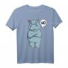 Nilpferd Nö Hippo Kinder Damen Mädchen T-Shirt - Süßes Nilpferd-Design, Perfekt als Geburtstags- und Weihnachtsgeschenk für Nilpferd-Fans